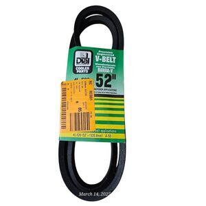 Dial cooler parts v-belt 52" 4l-520 (a-50) - belt #20